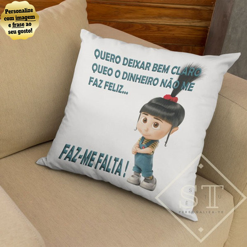 Almofada Dinheiro faz-me Falta (Nome)